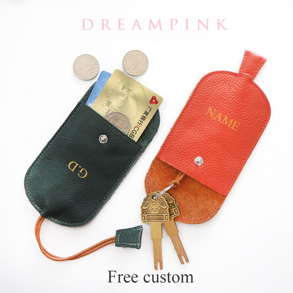 Monogram Keychain Leather - モノグラムのキーホルダー,牛革の財布,パーソナライズされた文字,革,財布,新しいコレクション