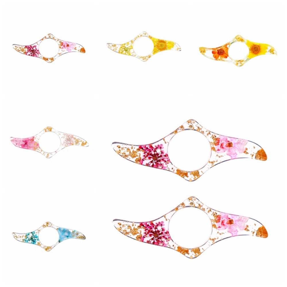 Dried Flower Bookmark - アクリルサムブックサポート、ドライフラワースプレッダー、サムブックブレース、カラフルで滑らかなページホルダー、ブック愛好家、ブックアクセサリー