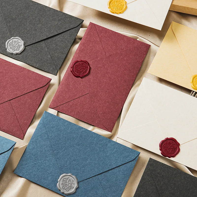 レターライティング文具セット 封筒3枚、紙10枚、ワックスシ - Wax Seal Letter Kit のレビューと価格