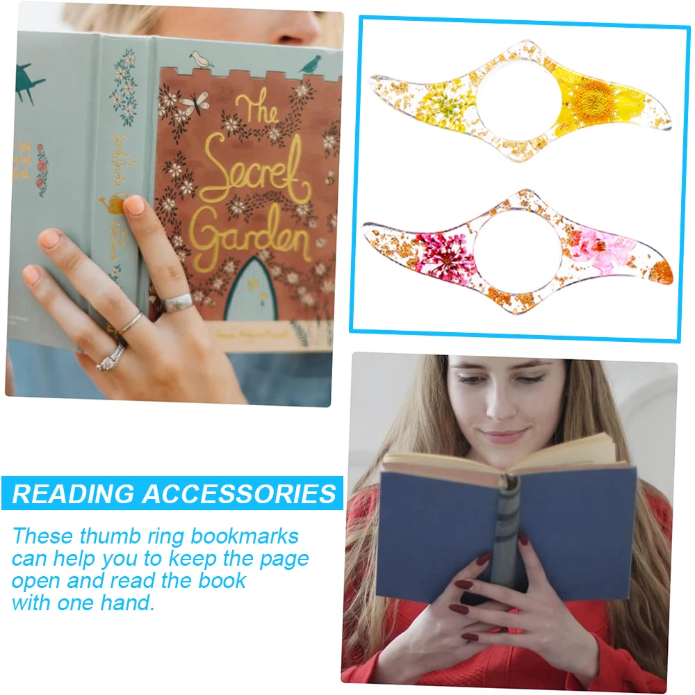 絶妙なドライフラワー親指ブックサポートブックページホルダー読 - Dried Flower Bookmark のレビューと価格