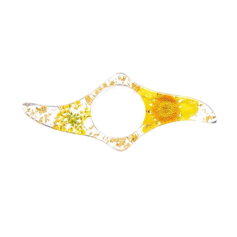 アクリル製サムブックサポート ドライフラワー スプレッダー  - Dried Flower Bookmark のレビューと価格