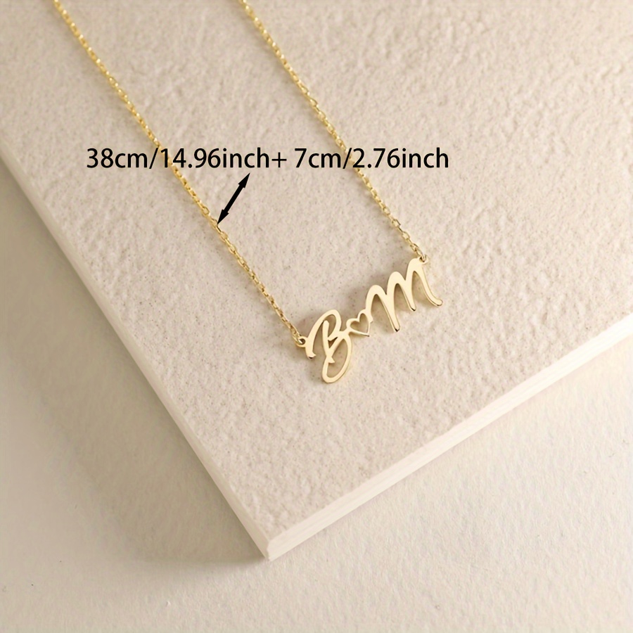 カスタムネームネックレス女性のための防水ステンレス鋼パーソナ - Name Necklace Custom のレビューと価格