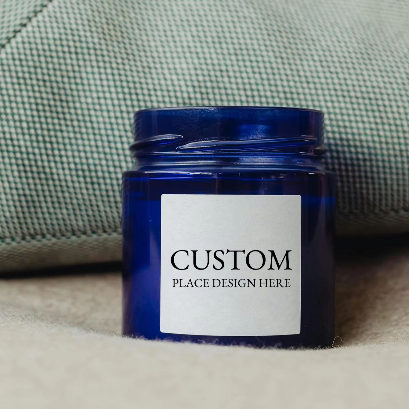 1-100枚入り カスタムパーソナライズスクエア防水ステッカ - Personalised Candle Label のレビューと価格
