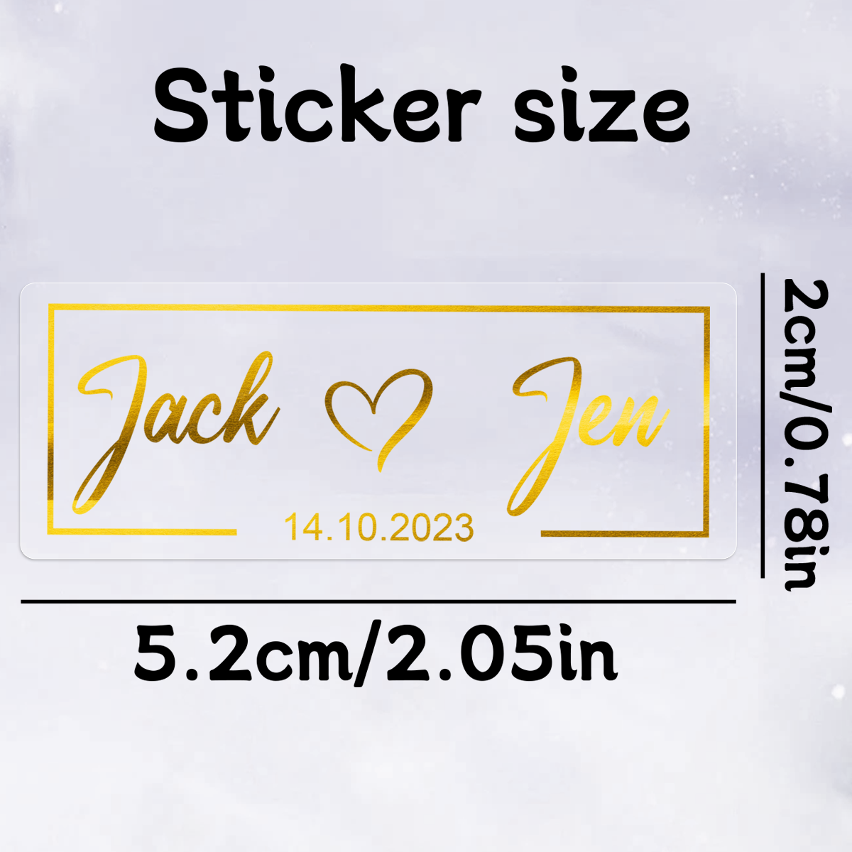 30-240 個カスタムゴールドスタンピング長方形ウェディン - Personalised Candle Label のレビューと価格