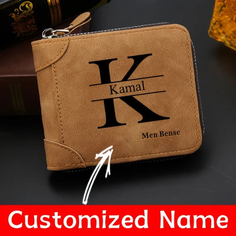 カスタマイズされた名前入りメンズ財布ファッションフロスト加工 - Personalized Name Box のレビューと価格
