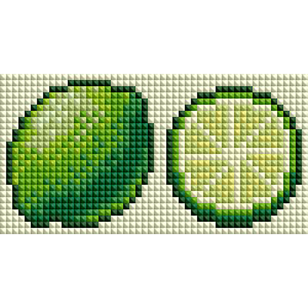 ミニジェム ® ライムデュオ 5フィート x 3フィート 5 - Photo Mosaic Print のレビューと価格