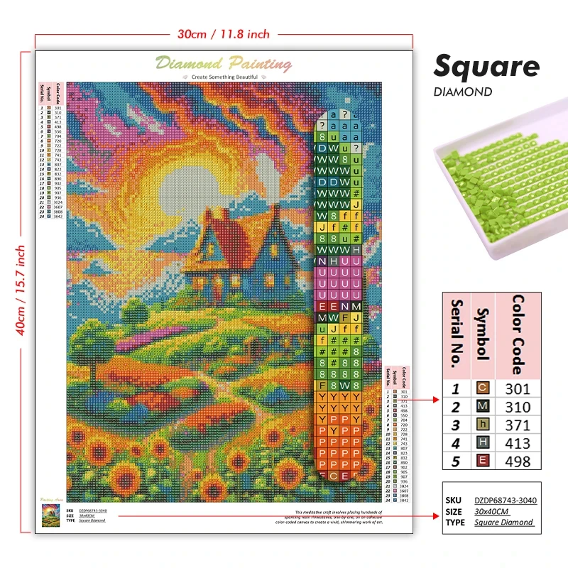 スイートベア漫画ドリーミーダイヤモンドペインティングモザイク - Photo Mosaic Print のレビューと価格