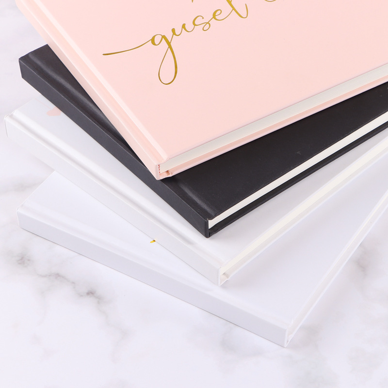 箔押しと写真カバー付きカスタム結婚式のゲストブック |    - Custom Photo Book のレビューと価格