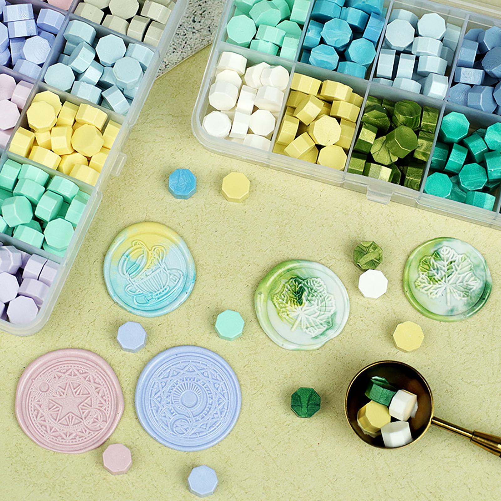 レターシーリングビーズマカロンミックスワックススタンプセット - Wax Seal Letter Kit のレビューと価格