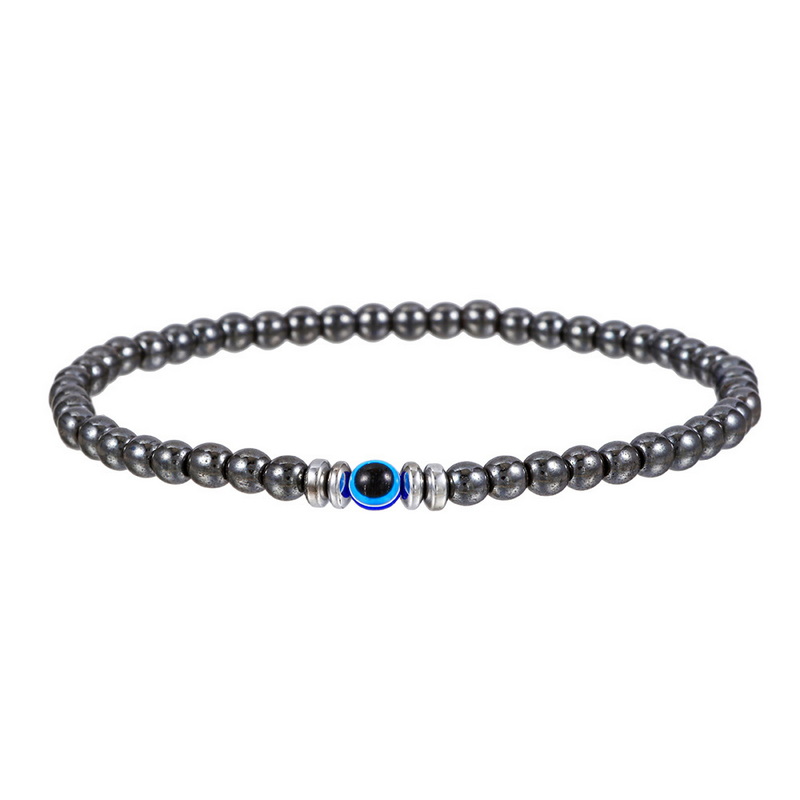 トレンディな 4 ミリメートル黒曜石ヘマタイト天然タイガーア - Coordinates Bracelet のレビューと価格
