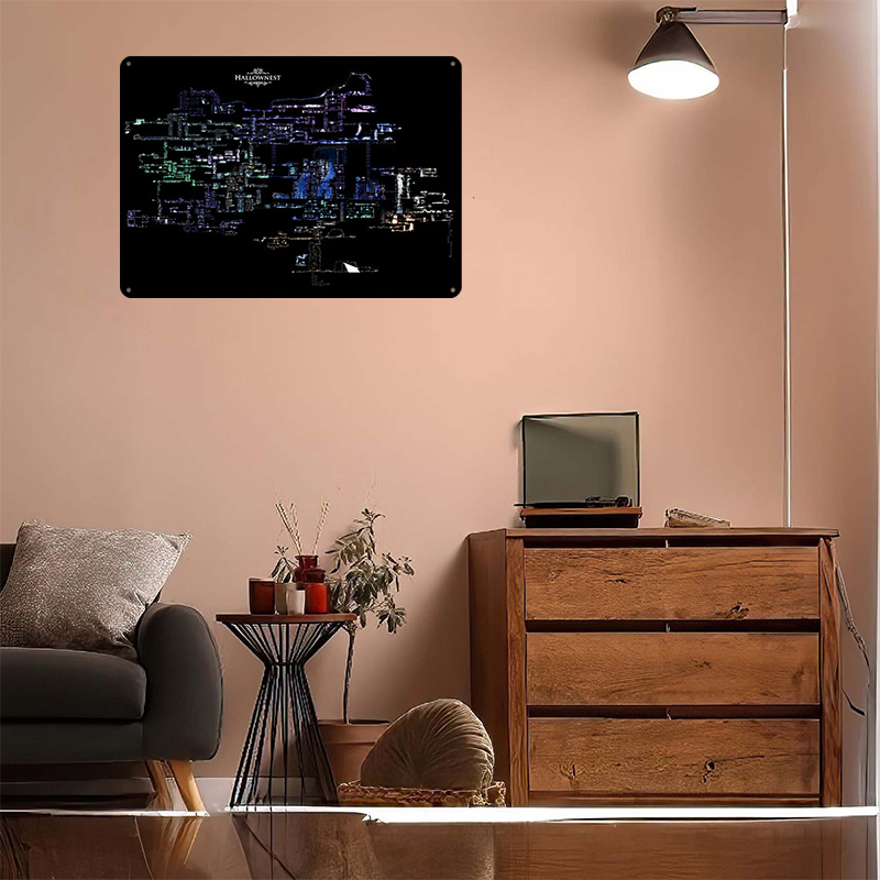 ホロウナイト ハロウネストマップ ライトリー3Dメタルポスタ - Custom Map Poster のレビューと価格