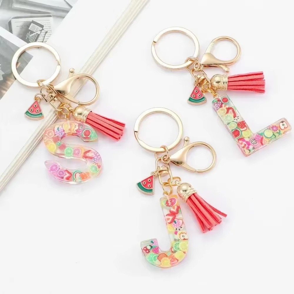 パーソナライズされた A-Z キーリングバックルチェーン Y - Monogram Keychain Leather のレビューと価格