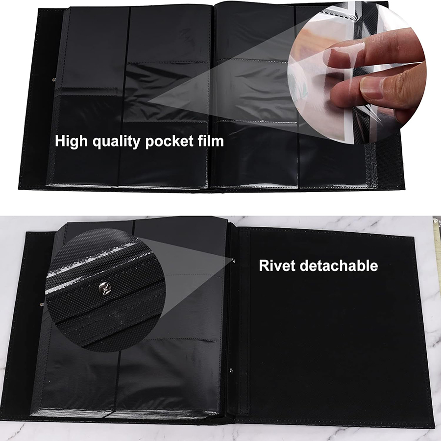 フォトアルバム 4x6 500 写真ページ 大容量レザーカバ - Custom Photo Book のレビューと価格