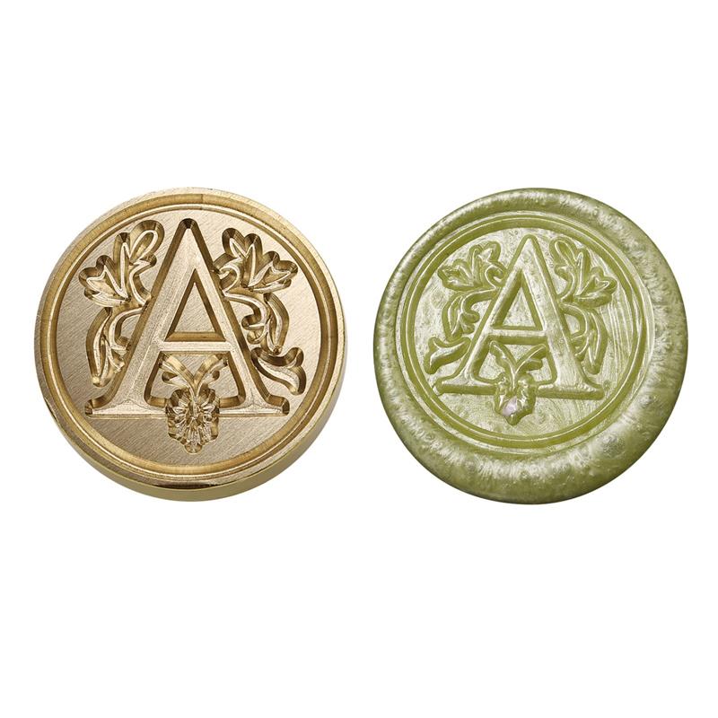 レトロなシーリングワックススタンプヘッドセット、26アルファ - Wax Seal Letter Kit のレビューと価格